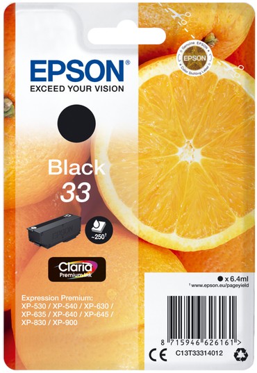 Epson 33 Oranges Black Ink Cartridge