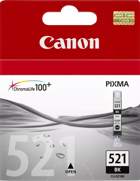 Canon CLI-521 Black Ink Cartridge - 2933B001