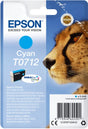 Epson T0712 Cheetah Cyan Ink Cartridge