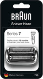 Braun Series 7 73S Electric Shaver Replacement Shear Compatible with Series 7 Shaver- Silver