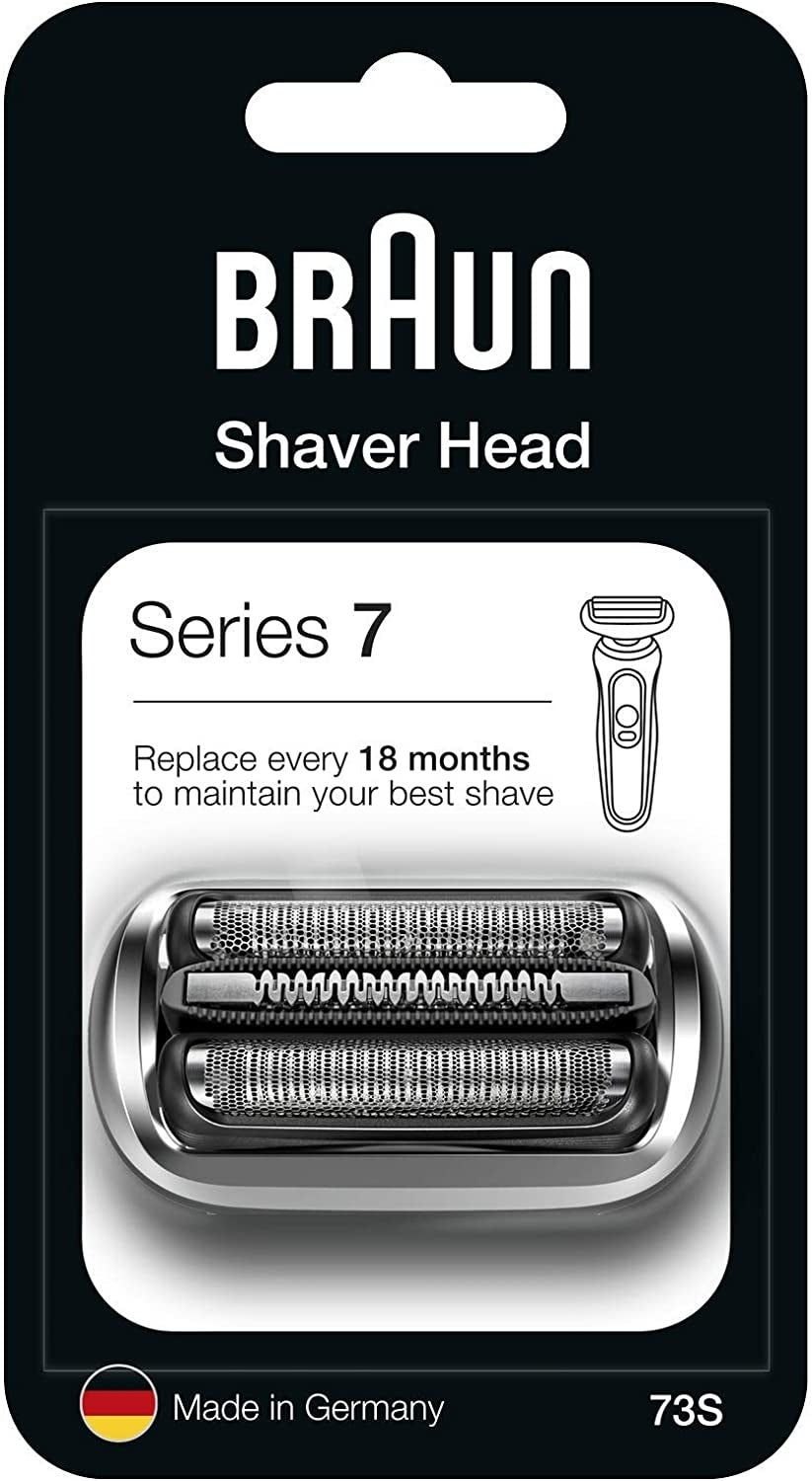 Braun Series 7 73S Electric Shaver Replacement Shear Compatible with Series 7 Shaver- Silver