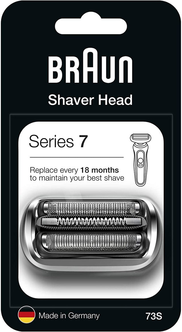 Braun Series 7 73S Electric Shaver Replacement Shear Compatible with Series 7 Shaver- Silver