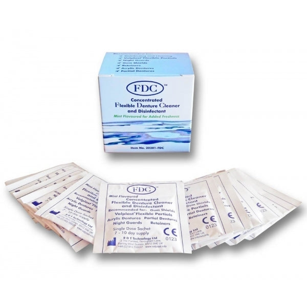 Flexible Denture Cleaner and Disinfectant - 2 Pack
