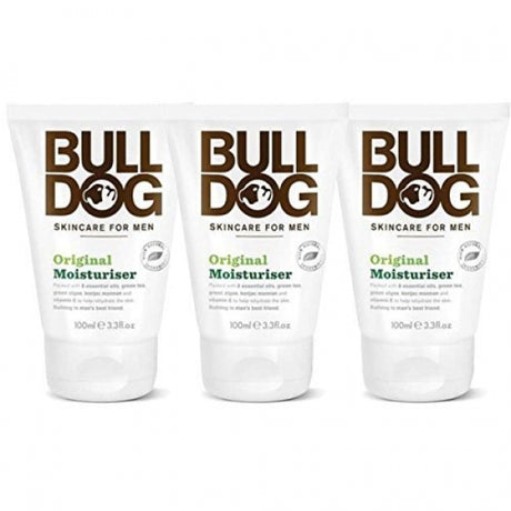 Bulldog Skincare Original Moisturiser for Men 100ml - 3 Pack