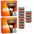 Gillette Fusion5 Razor Blades - 12 Piece Bundle (8 Pack + 4 Pack)