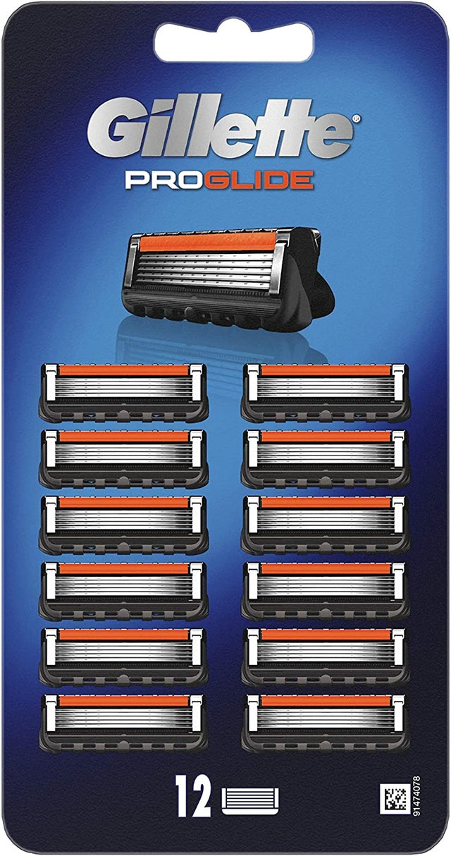 Gillette ProGlide Razor Blades - 12 Piece Bundle (8 Pack and 4 Pack)