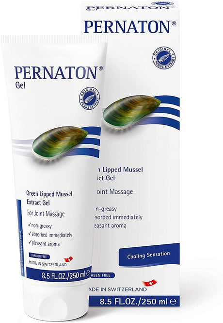 Pernaton Green Lipped Mussel Gel for Joint Massage 250ml 2 Packs