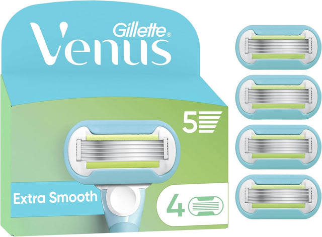 Gillette Venus Extra Smooth Razor Blades - 4 Pack