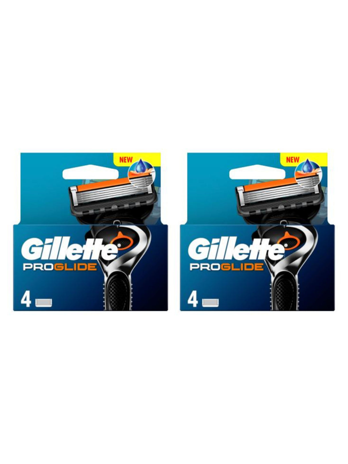 Gillette ProGlide Razor Blades - 8 Piece Bundle (2 Packs of 4)