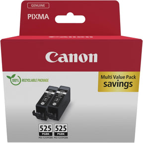 Canon PGI-525 Black Ink Cartridge Twin Combo Pack - 4529B017