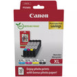 Canon CLI-571XL Black Cyan Magenta Yellow Ink Cartridge Photo Paper Value Combo Pack - 0332C006