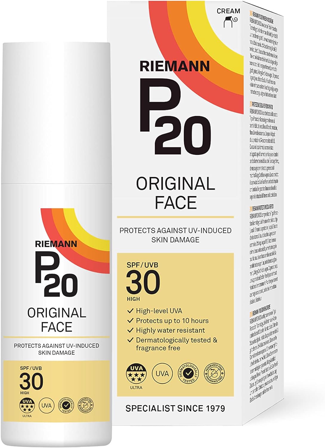 P20 Riemann SPF30 Face Sun Cream 50g