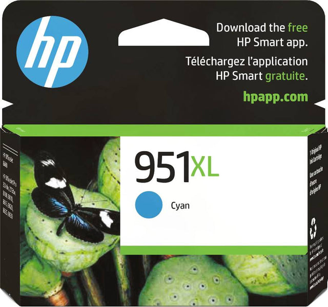 HP 951XL High Yield Cyan Ink Cartridge - CN046AE