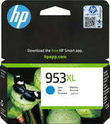 HP 953XL High Yield Cyan Ink Cartridge - F6U16AE