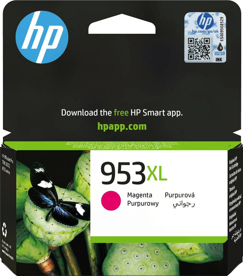 HP 953XL High Yield Magenta Ink Cartridge - F6U17AE