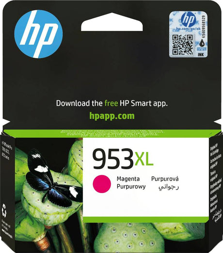 HP 953XL High Yield Magenta Ink Cartridge - F6U17AE