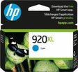 HP 920XL High Yield Cyan Ink Cartridge - CD972AE