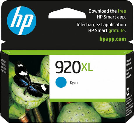 HP 920XL High Yield Cyan Ink Cartridge - CD972AE