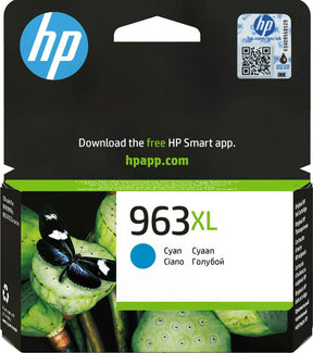 HP 963XL High Yield Cyan Ink Cartridge - 3JA27AE