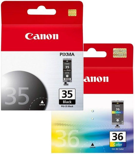 Canon PGI-35 Black and CLI-36 Colour Ink Cartridge Bundle Pack