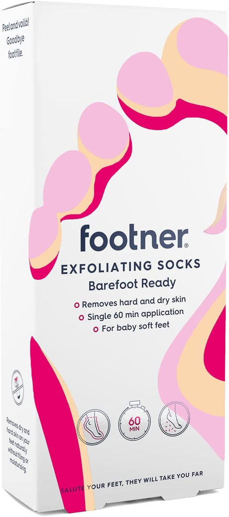 Footner Exfoliating Socks 1 pair (6 Pack)