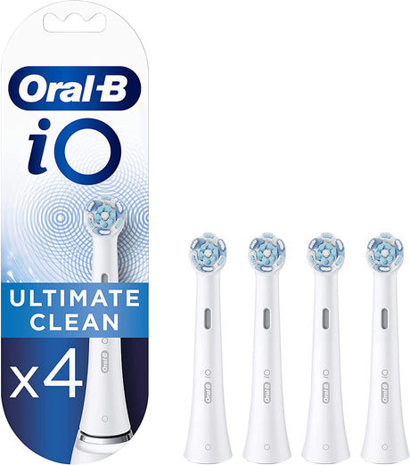 Oral-B iO Ultimate Clean Electric Toothbrush Heads White - 4 Pack
