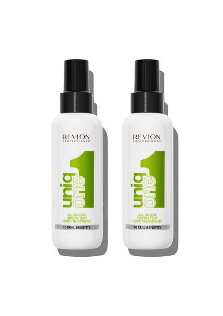 Uniq One All in One Hair Treatment 150ml - Green Tea - 2 Pack Bundle