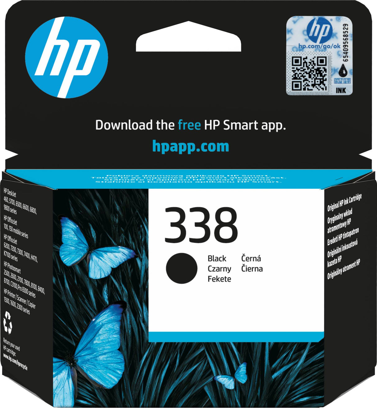 HP 338 Black Ink Cartridge - C8765EE