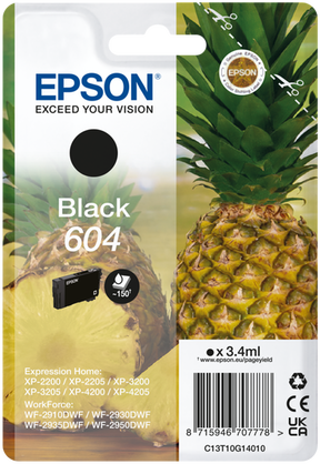 Epson 604 Pineapple Black Ink Cartridge
