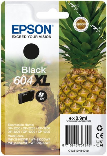 Epson 604XL Pineapple Black Ink Cartridge