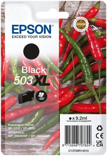 Epson 503XL Chillies Black Ink Cartridge