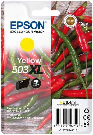 Epson 503XL Chillies Yellow Ink Cartridge