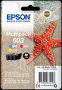 Epson 603 Starfish Cyan Magenta Yellow Ink Cartridge Combo Pack