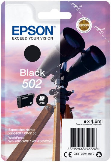 Epson 502 Binoculars Black Ink Cartridge