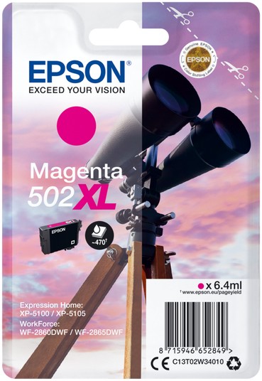 Epson 502XL Binoculars Yellow Ink Cartridge