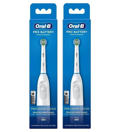 Oral-B Pro Battery Toothbrush - Twin Pack Bundle