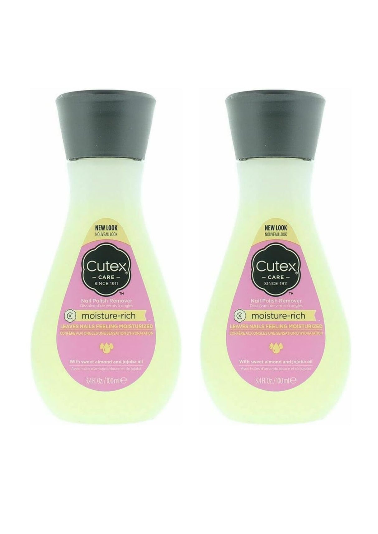 Cutex Nail Polish Remover Moisture Rich 100ml - 2 Pack