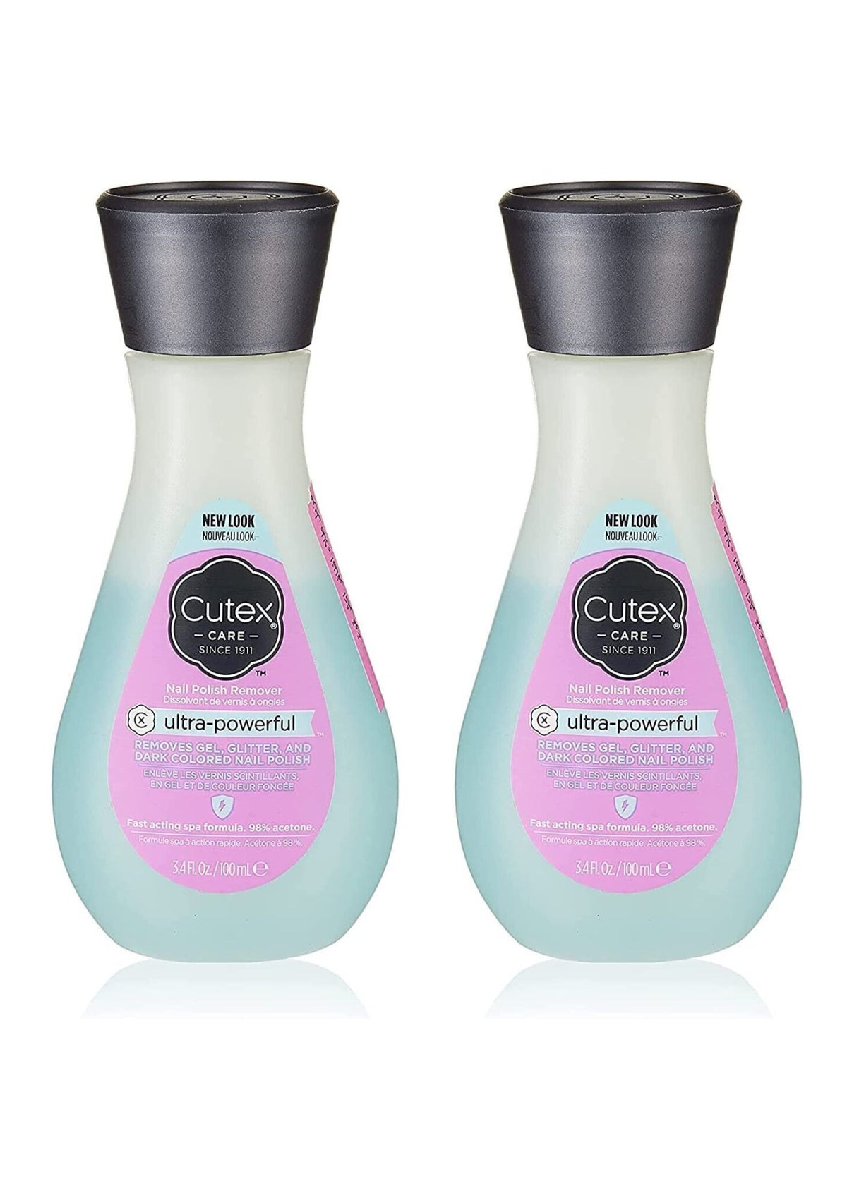 Cutex Pack Cutex Nail Polish Remover Ultra Powerful 100ml - 2 Pack – Crazy Kangaroo