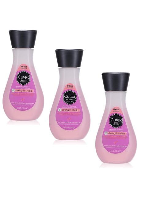 Cutex Strength Shield 100ml - 3 Pack Bundle