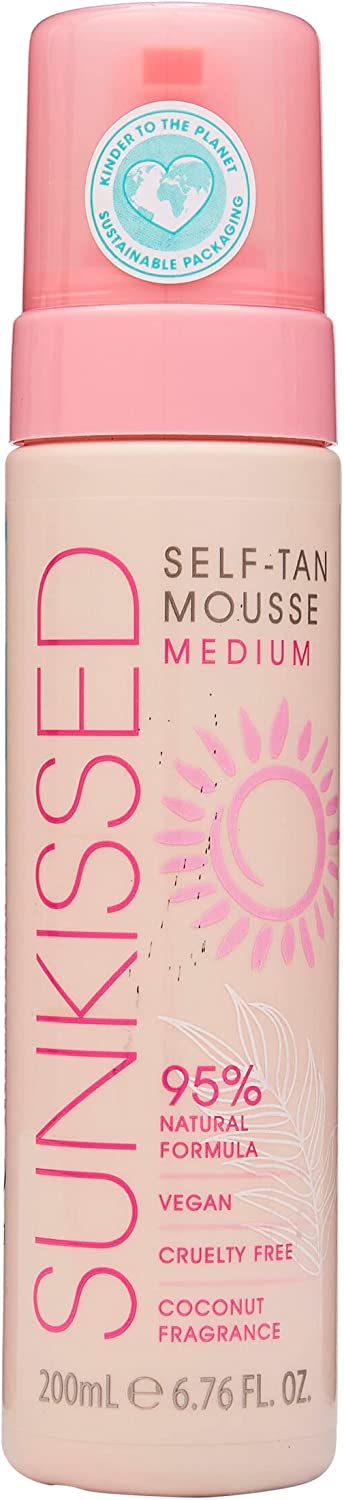 Sunkissed Self Tan Mousse Medium 200ml