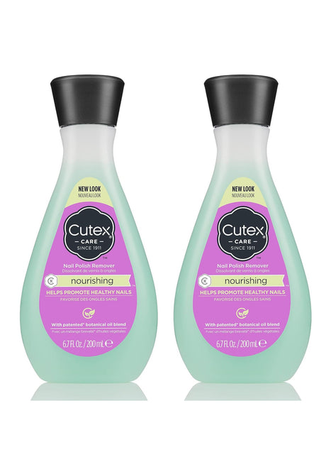 Cutex Nourishing Nail Polish Remover 200ml - 2 Pack