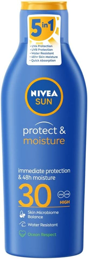 Nivea Sun Protect and Moisture Sun Lotion SPF30 200ml