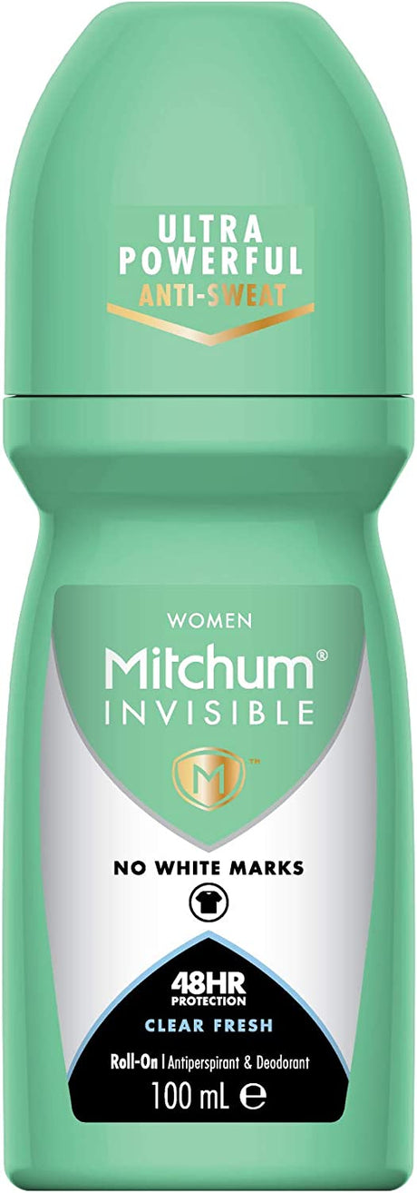 Mitchum Deodorant Invisible Roll On Clear Fresh 100ml