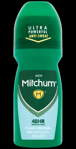 Mitchum Deodorant Roll On Clean Control 100ml
