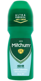 Mitchum Deodorant Roll On Clean Control 100ml