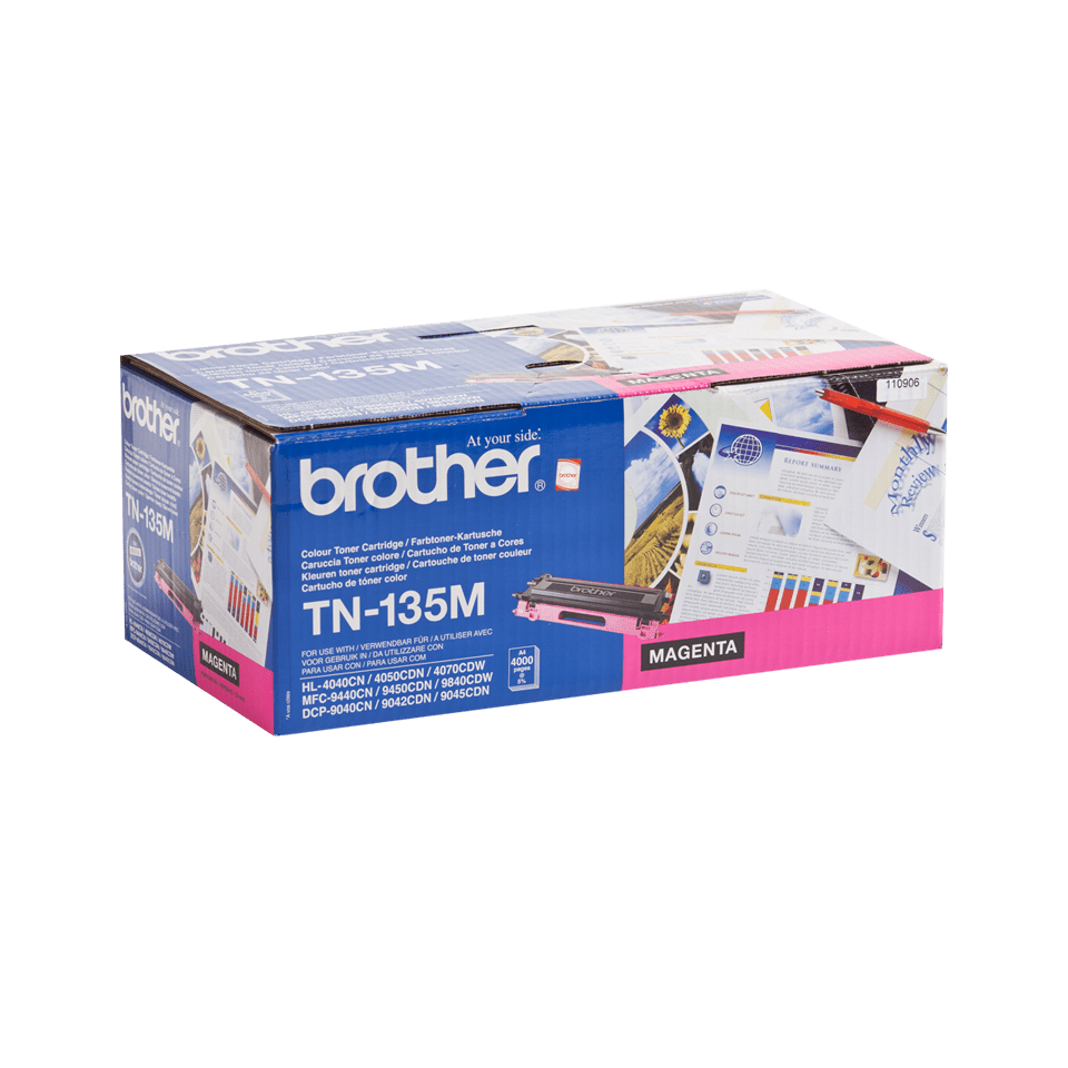Brother TN-135M Magenta High Yield Toner Cartridge - TN135M