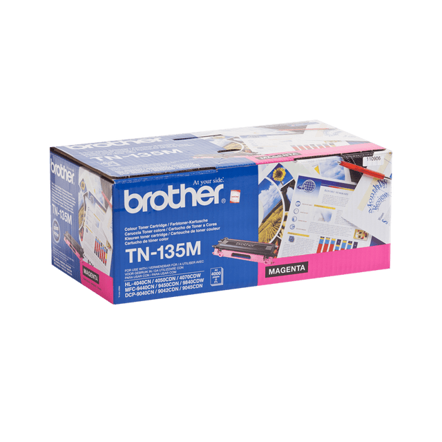 Brother TN-135M Magenta High Yield Toner Cartridge - TN135M