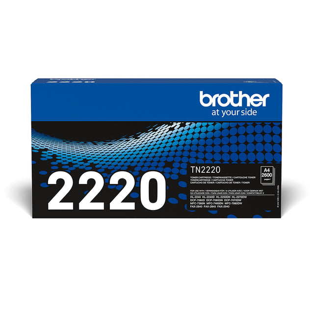 Brother TN-2220 Black High Yield Toner Cartridge - TN2220