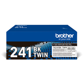 Brother TN-241BKTWIN 2-Pack Black Standard Yield Toner Cartridges - TN241BKTWIN