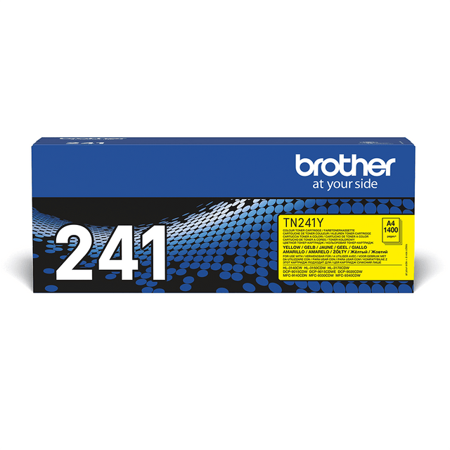 Brother TN-241Y Yellow Standard Yield Toner Cartridge - TN241Y
